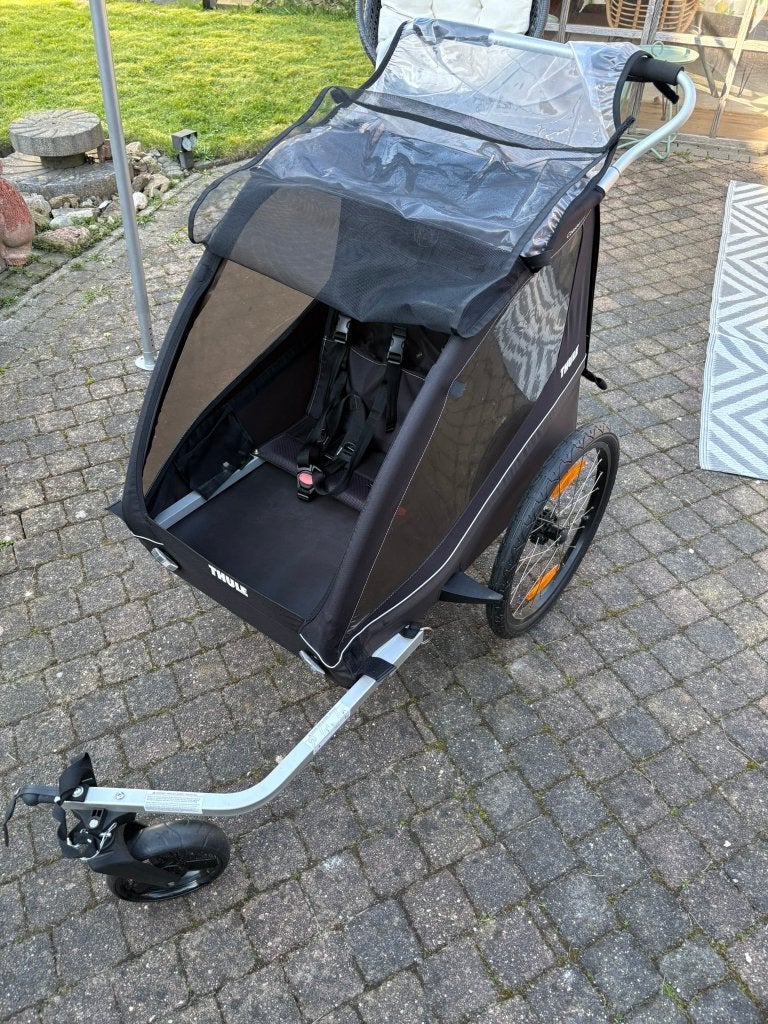 Thule Coaster XT 2 kinderkar/bagagekar - Zo goed als nieuw, Fietsen en Brommers, Fietsaccessoires | Aanhangers en Karren, Ophalen