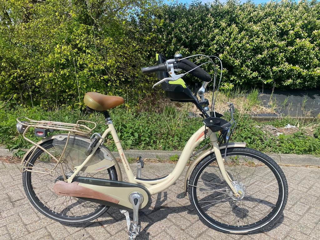 Sparta amazone moederfiets, Fietsen en Brommers, Fietsen | Dames | Moederfietsen, Ophalen, 2 zitjes, Sparta, Gebruikt