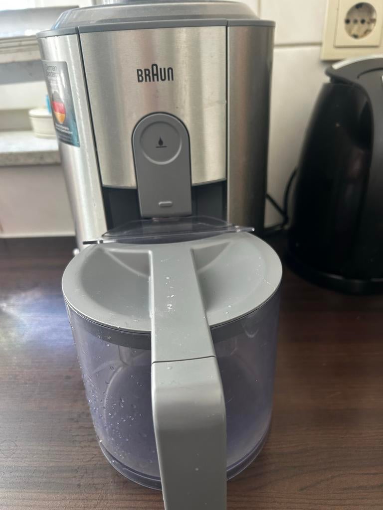 Gebruikte Braun sapcentrifuge - Perfect voor verse sappen, Witgoed en Apparatuur, Juicers, Ophalen of Verzenden, Gebruikt, Elektrisch