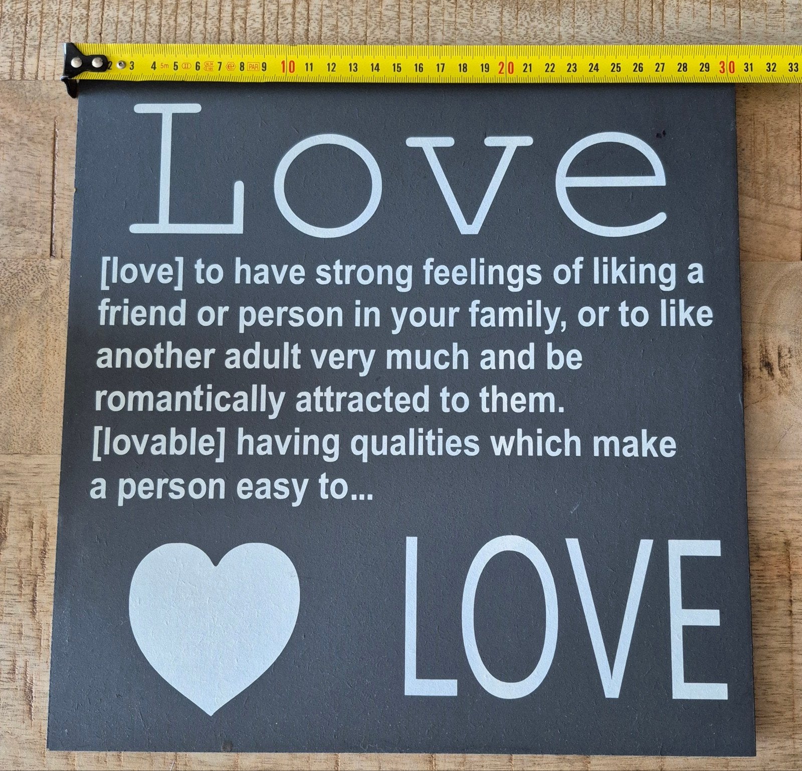 2 Tekstborden & Love Blokken - Home Decoratie Set, Huis en Inrichting, Tekstbord, Met ophangmogelijkheid, Ophalen of Verzenden