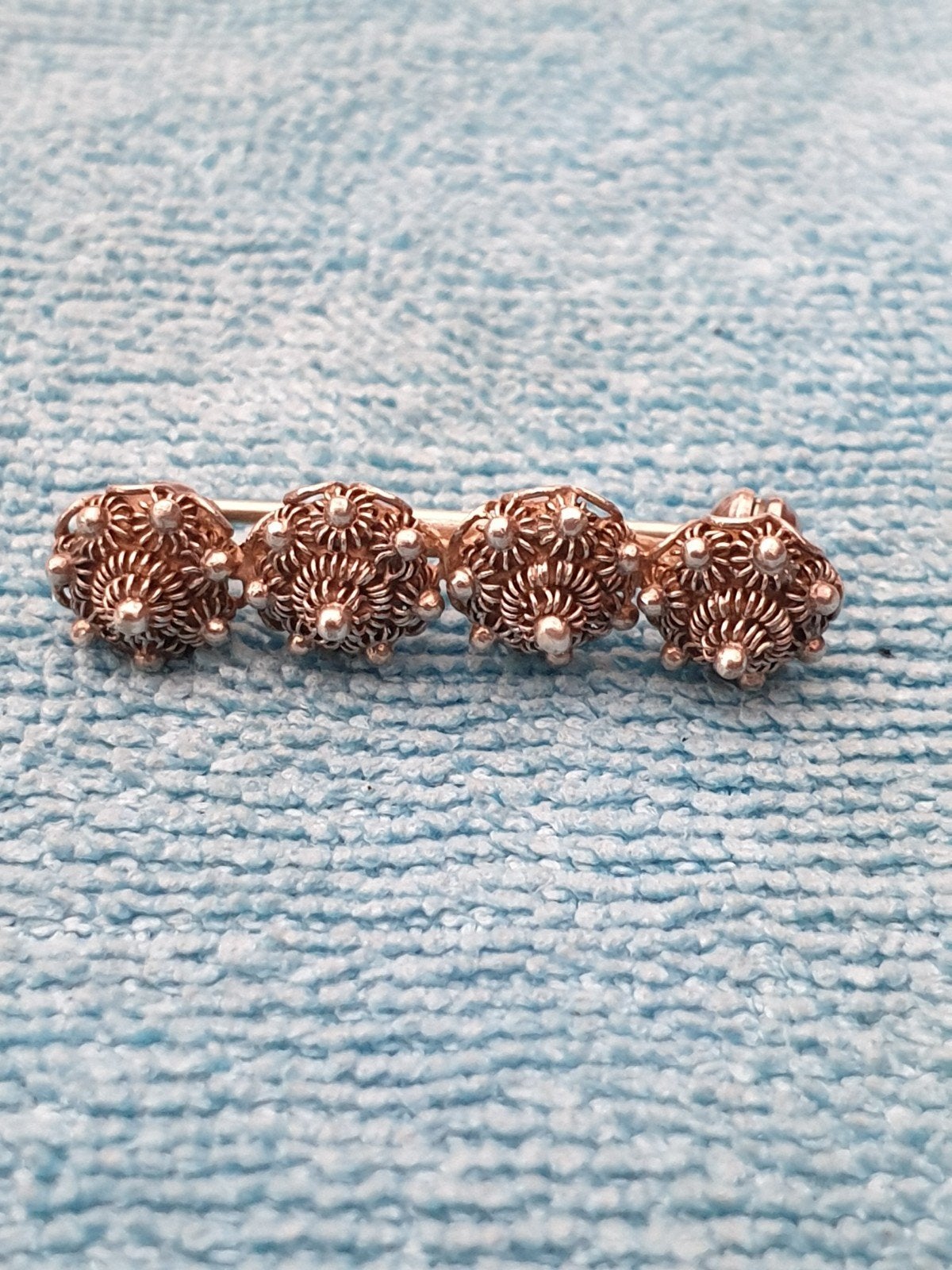 Oude zilveren Zeeuwse knoppen broche (Z1), Ophalen of Verzenden, Zilver, Broche
