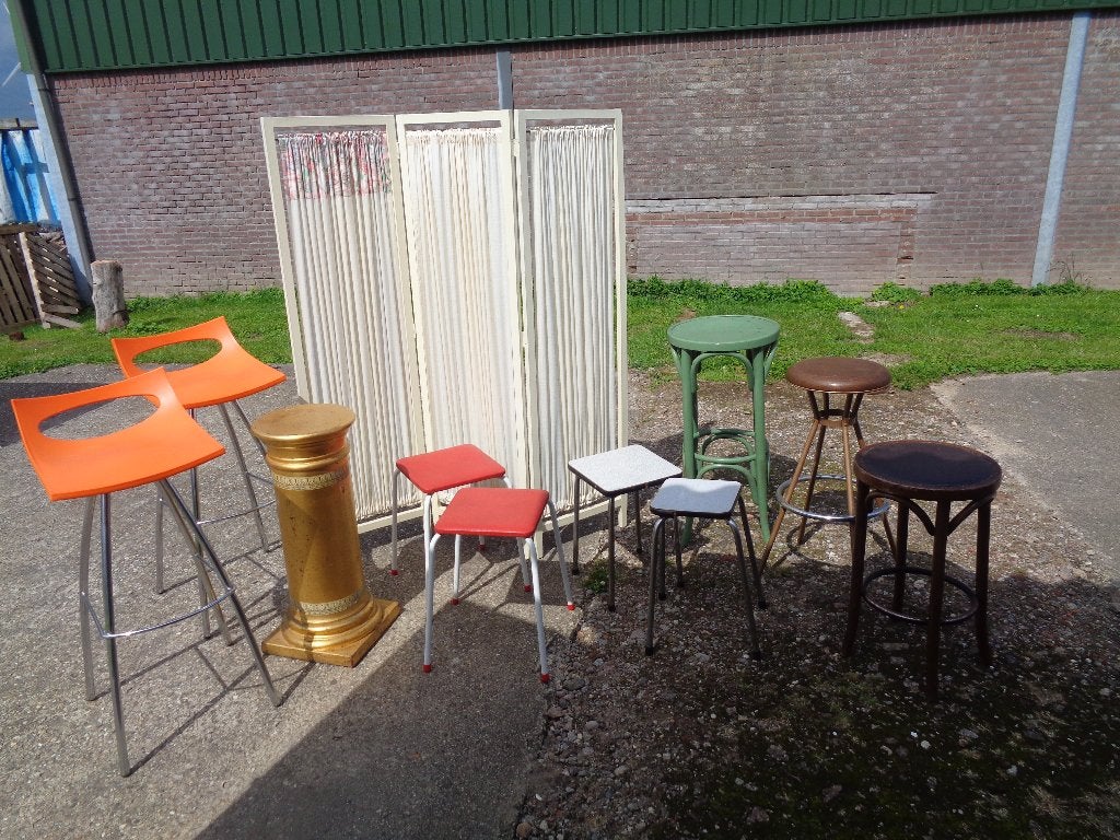 design/vintage/retro krukken, Ophalen, Gebruikt, Hout, 60 tot 90 cm