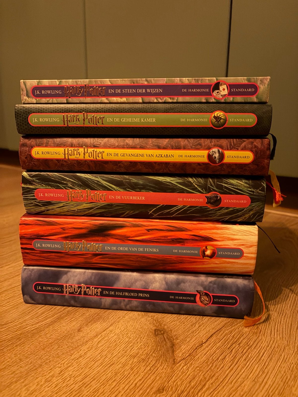 Harry Potter boekenreeks - 5 hardcovers, 1 softcover, Ophalen of Verzenden, Gelezen