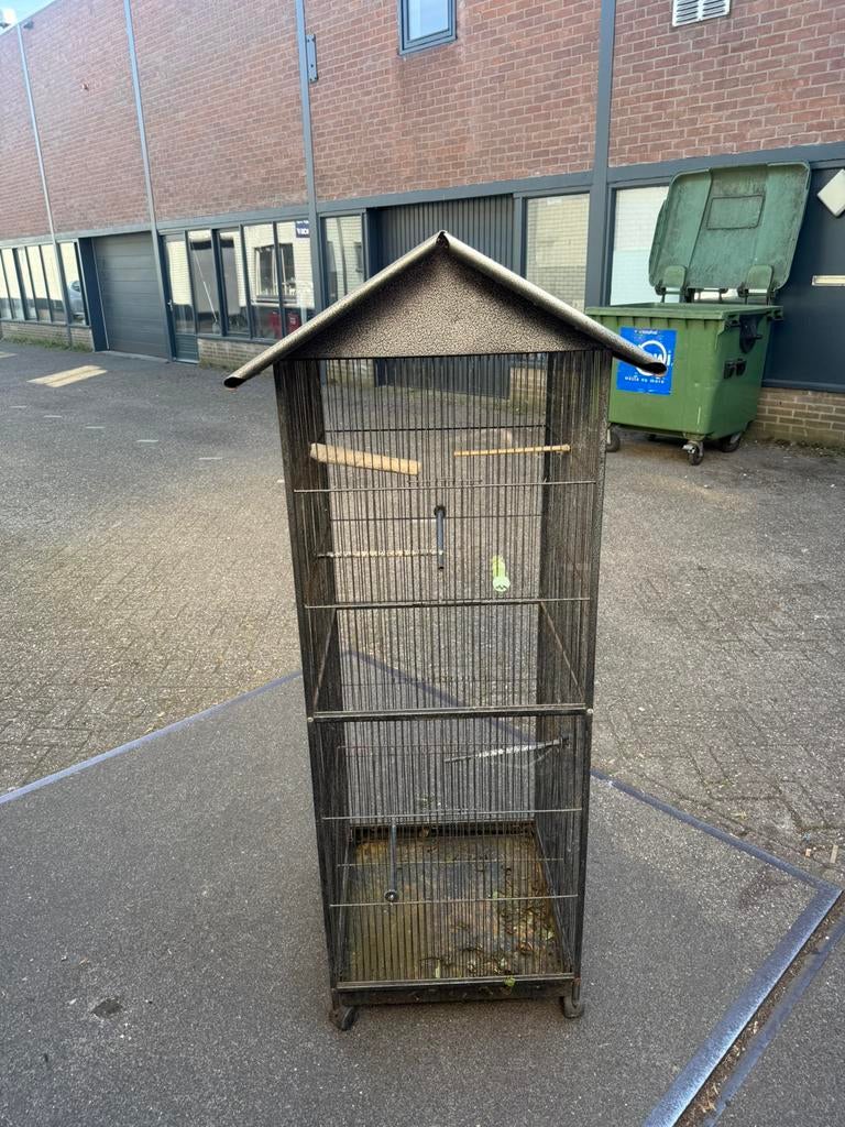 Vogel kooi, Ophalen of Verzenden, Zo goed als nieuw, Metaal, Vogelkooi