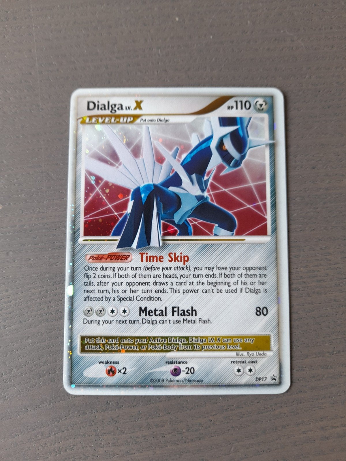 Promo dp17 dialga lv.x, Ophalen of Verzenden, Gebruikt, Losse kaart, Foil