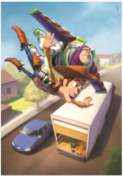 Nieuw:Clementoni puzzel Toy Story + poster 1000 st.(geseald), Ophalen, 500 t/m 1500 stukjes, Nieuw, Legpuzzel