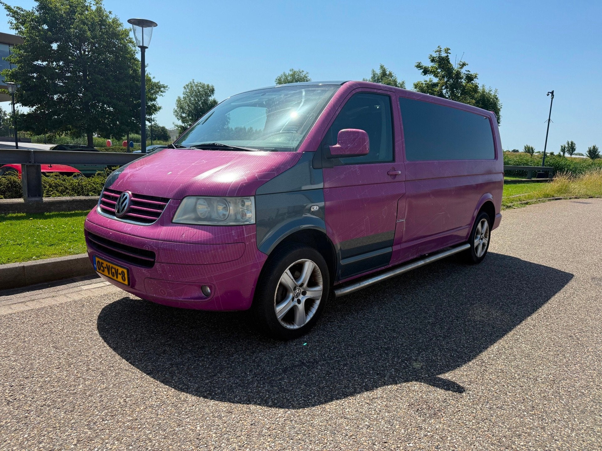 Volkswagen Transporter 2.5 TDI 340 Comfortline DC * APK 6-20, Voorwielaandrijving, Gebruikt, Zwart, Volkswagen