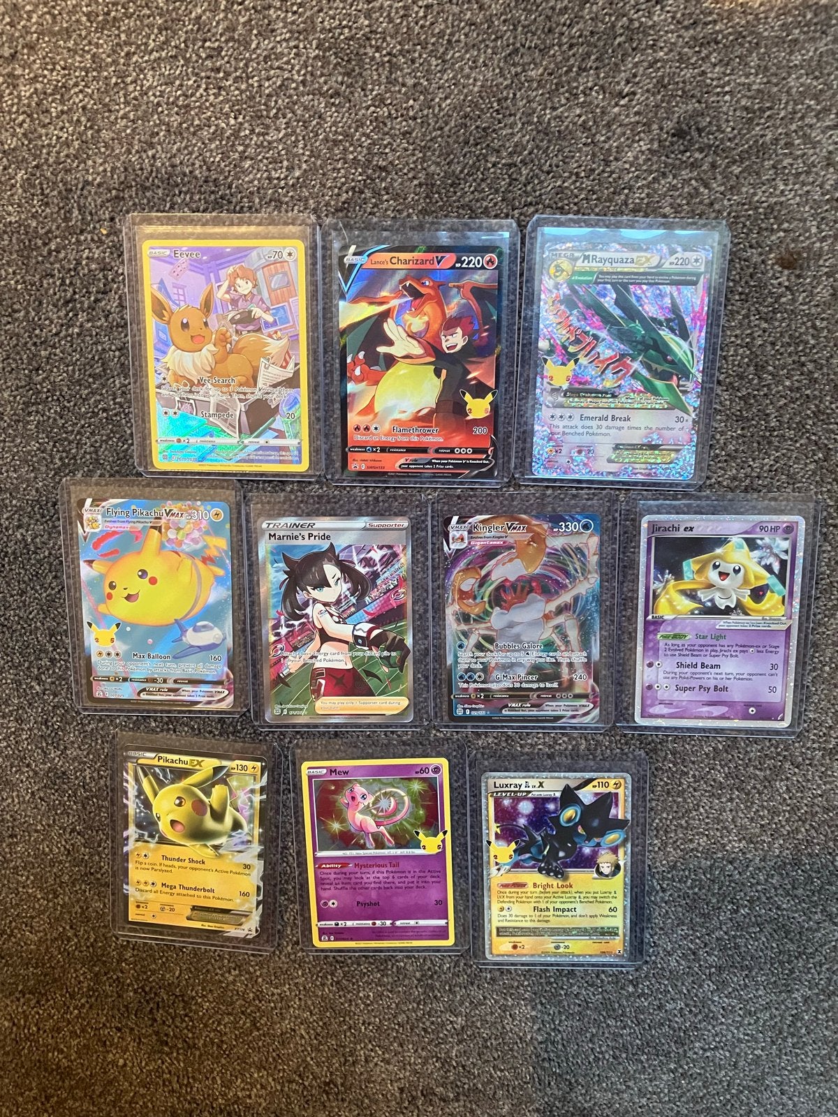Kleine collectie Pokémon kaarten, Ophalen of Verzenden, Gebruikt, Meerdere kaarten, Foil