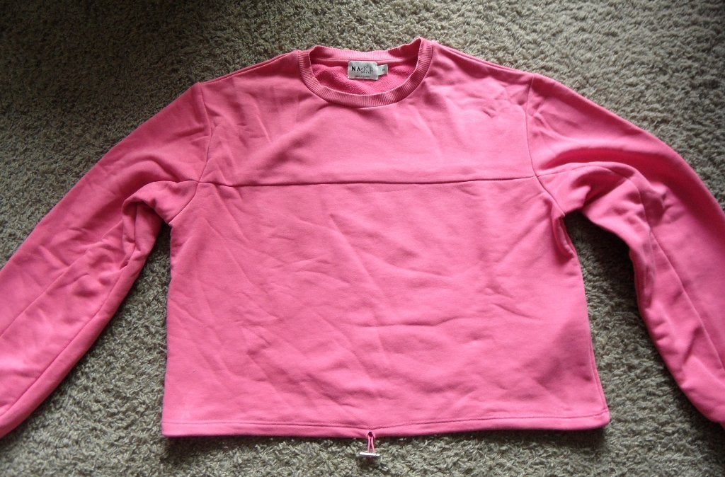 In goede staat: felroze sweater, maat M, Kleding | Dames, Maat 38/40 (M), NA-KD, Ophalen of Verzenden, Zo goed als nieuw
