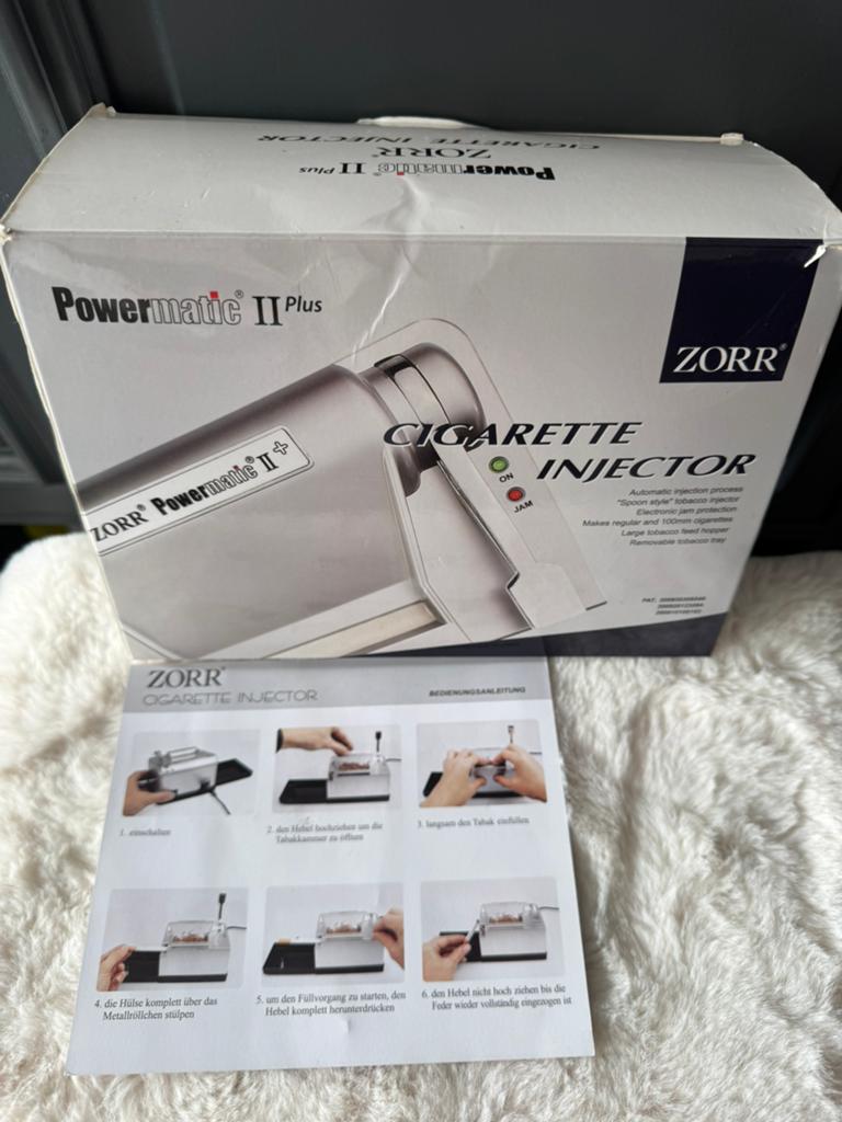 Zorr Powermatic II Plus Elektrische Sigarettenmaker - Schoon, Ophalen of Verzenden, Overige typen