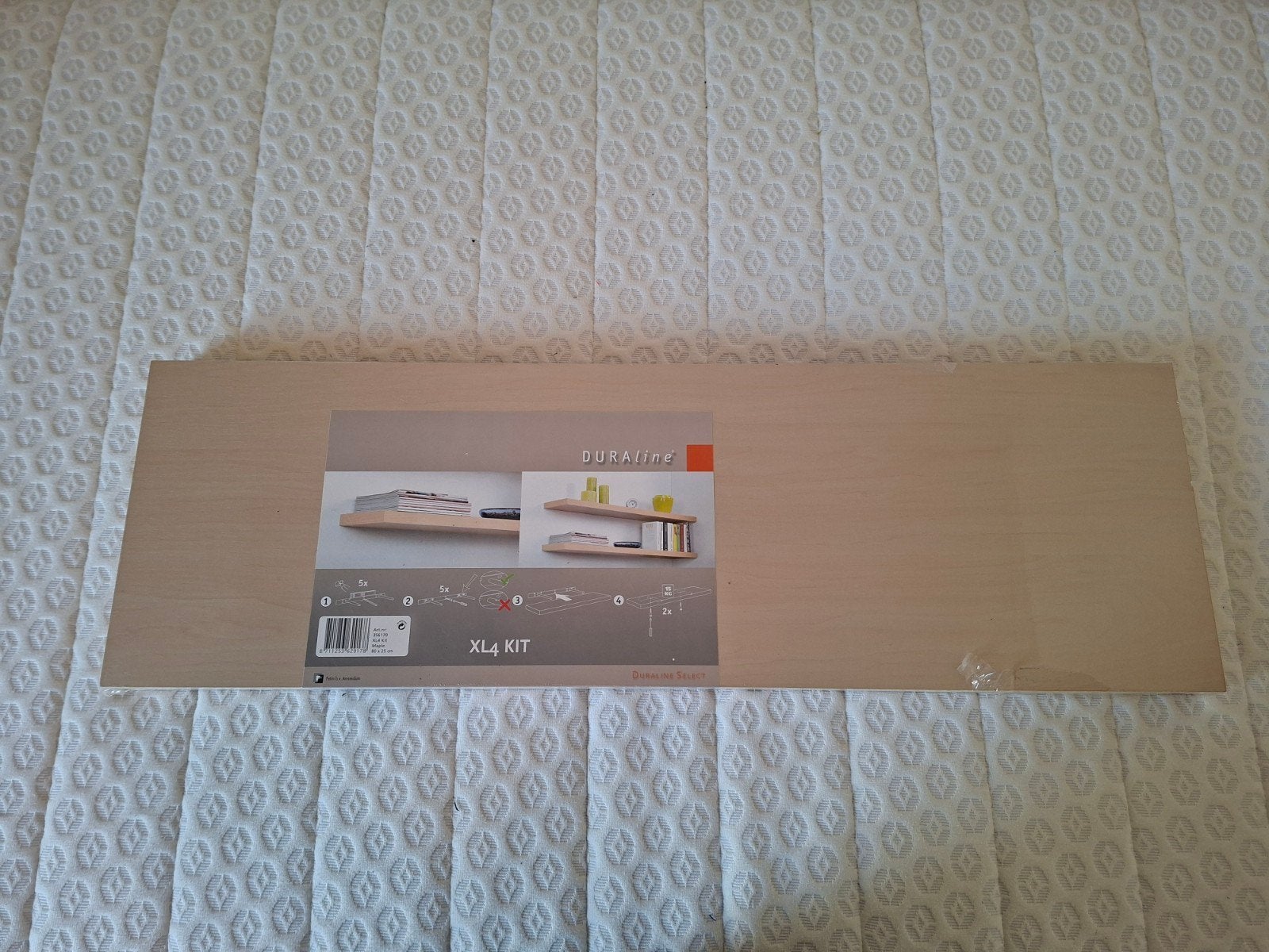 Duraline zwevende wandplank licht eiken kleur, Huis en Inrichting, Ophalen, Nieuw