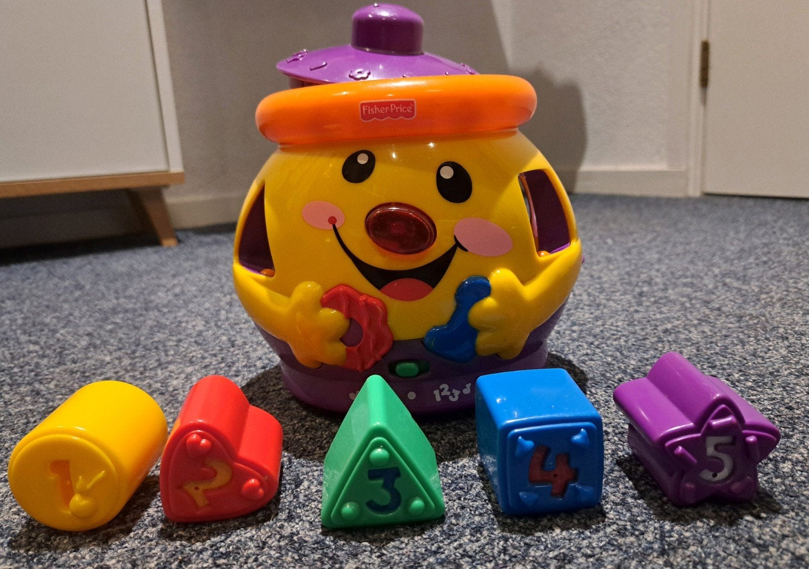 Fisher-Price Vormenstoof met geluid en licht, Ophalen of Verzenden, Gebruikt, Speelset, Met licht