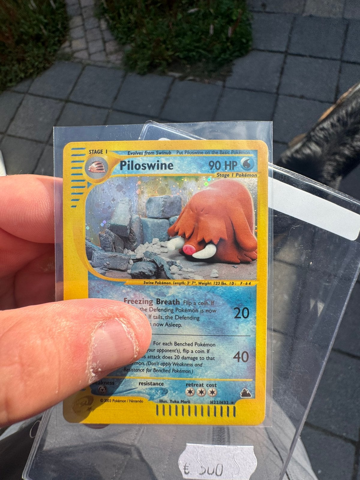 Piloswine H32 SKYRIDGE HOLO NM, Ophalen of Verzenden, Zo goed als nieuw