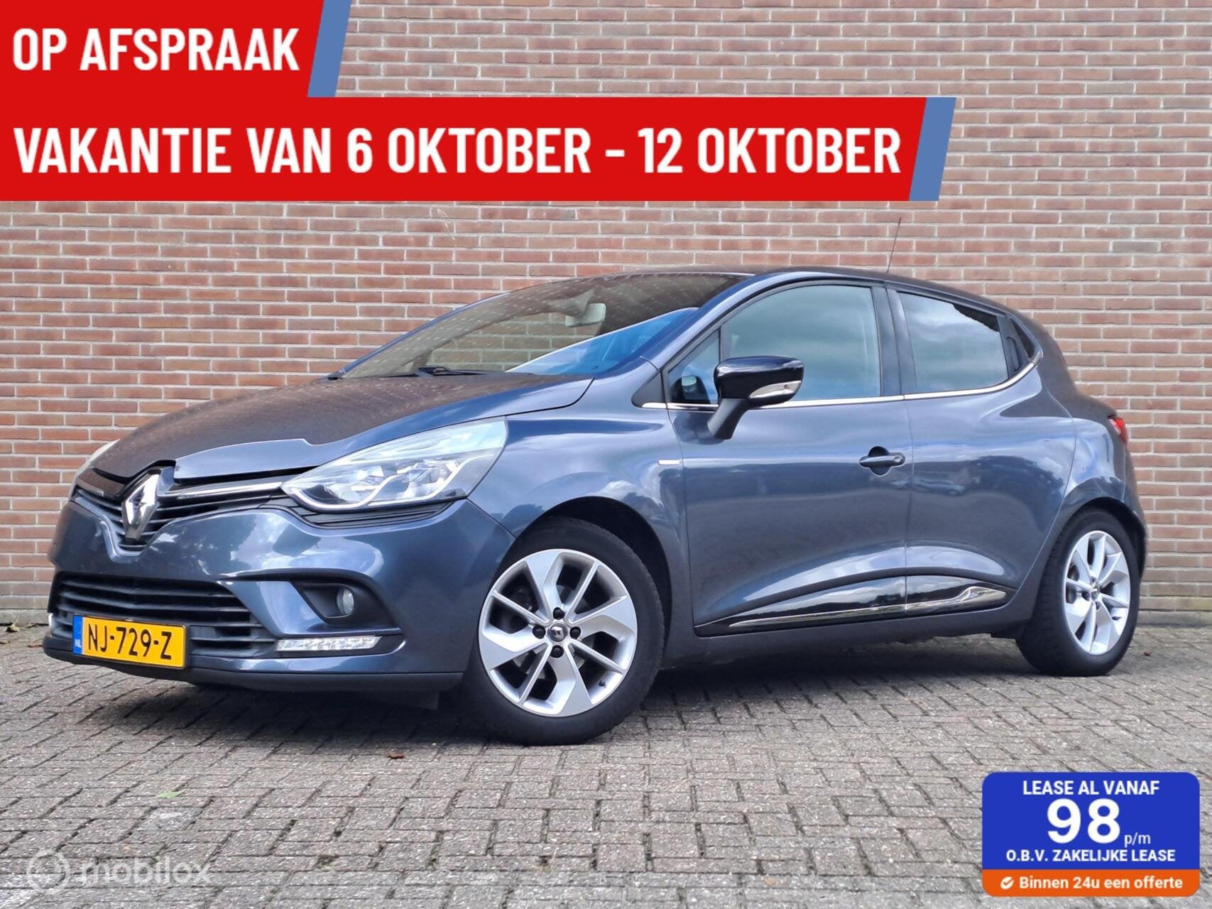 Renault Clio 0.9 TCe Limited, Auto's, Voorwielaandrijving, 898 cc, Gebruikt, Verwarmde buitenspiegels