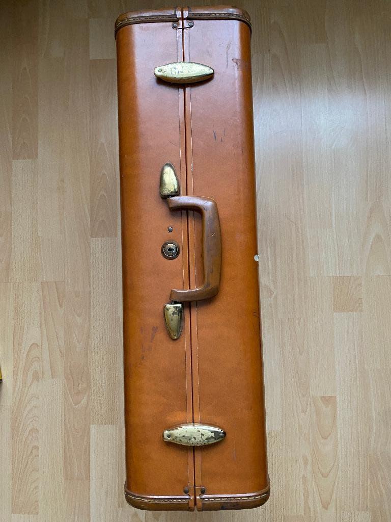 Samsonite Koffer Kunstleer jaren 1940, Sieraden, Tassen en Uiterlijk, Koffers, 60 tot 70 cm, Overige materialen, Gebruikt, Ophalen of Verzenden