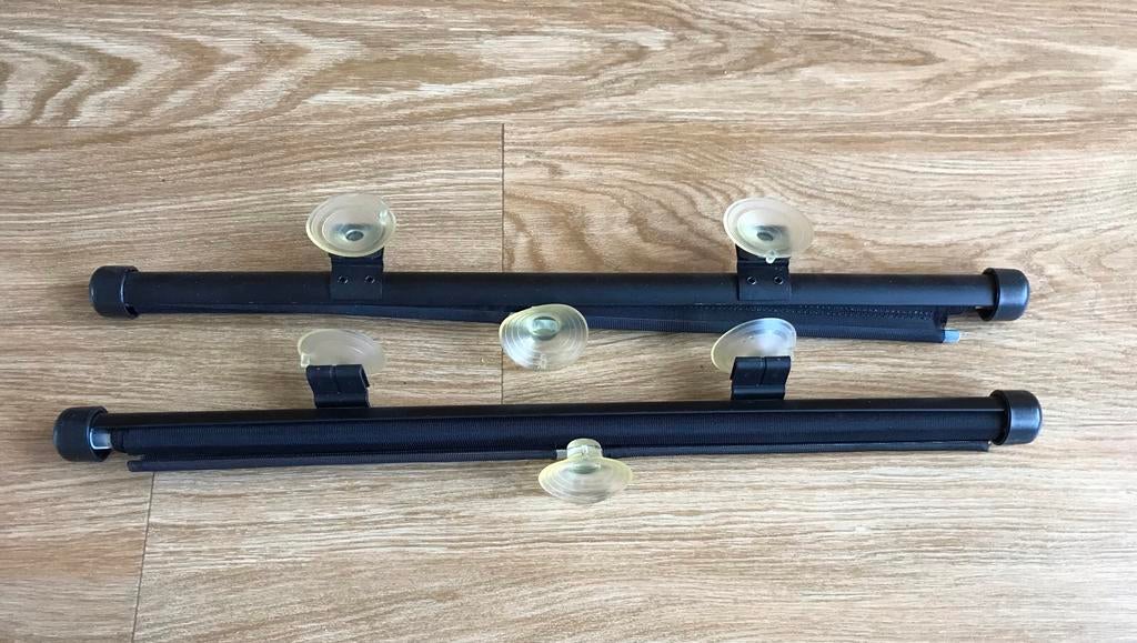 Set van 2 uitrolbare auto zonneschermpjes, Auto diversen, Auto-accessoires, Zo goed als nieuw, Ophalen