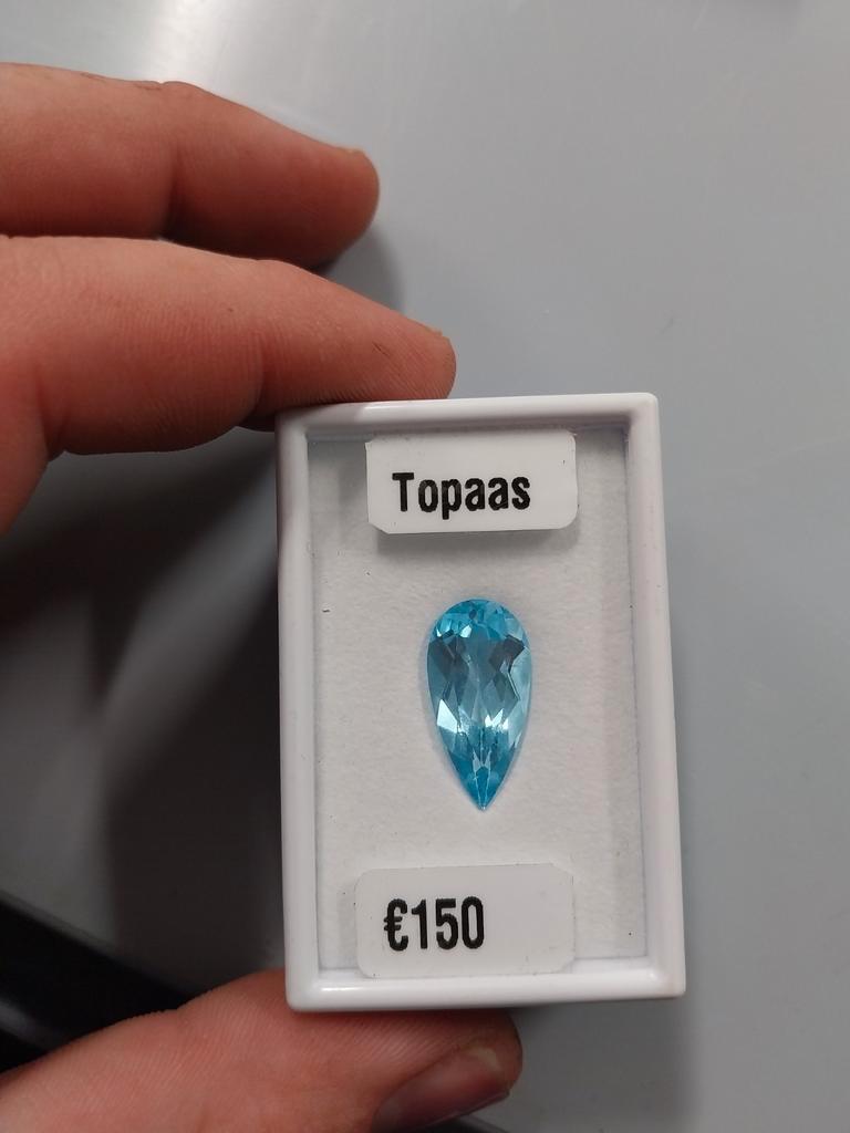 Grote geslepen topaas, Sieraden, Tassen en Uiterlijk, Edelstenen, Ophalen of Verzenden