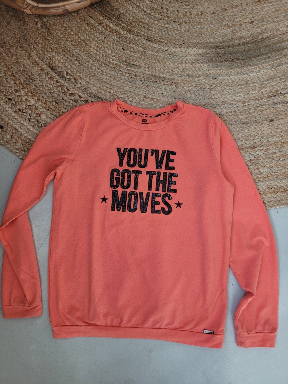 NIEUW Sweater trui WE 158 164 koraal, Kinderen en Baby's, Kinderkleding | Maat 158, WE, Meisje, Trui of Vest, Nieuw