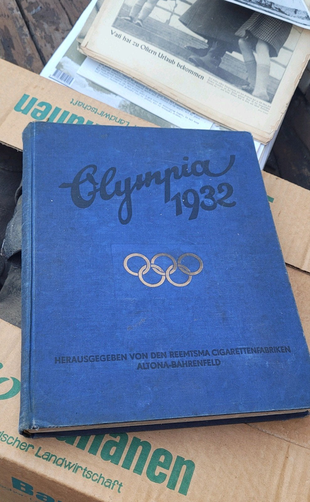 Duitse olympia 1932 boek te koop, Verzamelen, Ophalen of Verzenden, Overige soorten, Duitsland, Boek of Tijdschrift