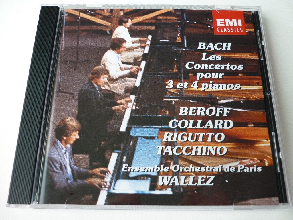 Bach / Beroff, Wallez – Les Concertos Pour 3 Et 4 Pianos, Ophalen of Verzenden, Barok, Gebruikt, Kamermuziek