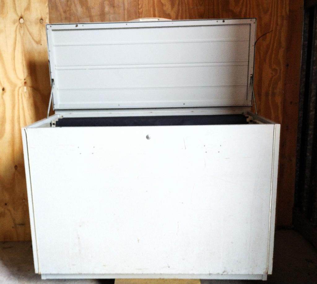 Vintage tekeninghangkast tekeningkast A0 formaat, Huis en Inrichting, Kasten | Roldeurkasten en Archiefkasten, Ophalen, Gebruikt