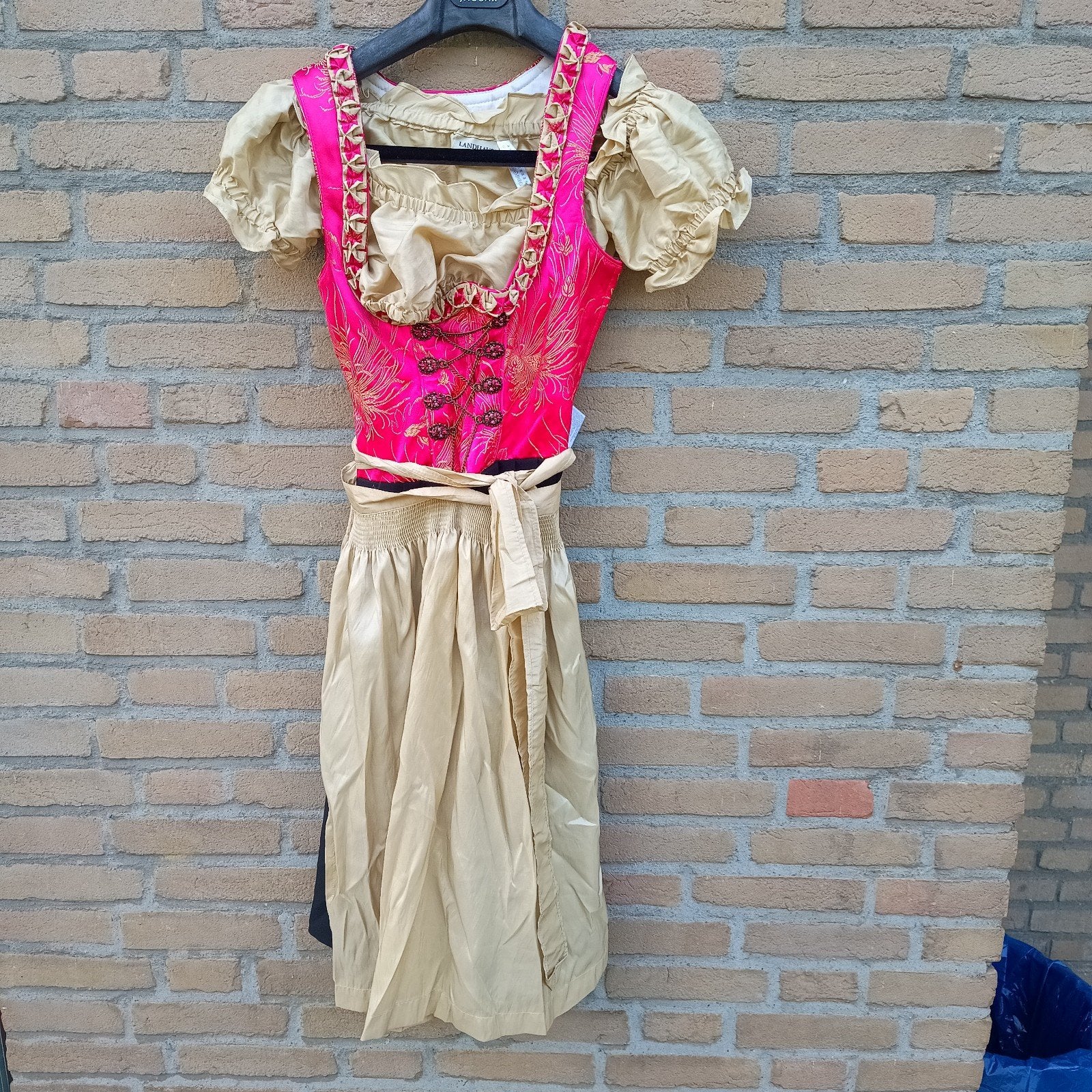Dirndl 34 S set jurk schort blouse C&A, Ophalen of Verzenden, Maat 34 (XS) of kleiner, C&A, Overige thema's