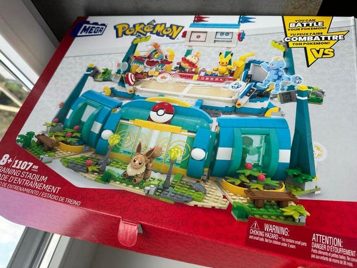 Mega Pokémon Battle training Stadion - Bouwset 8+, Ophalen of Verzenden, Zo goed als nieuw