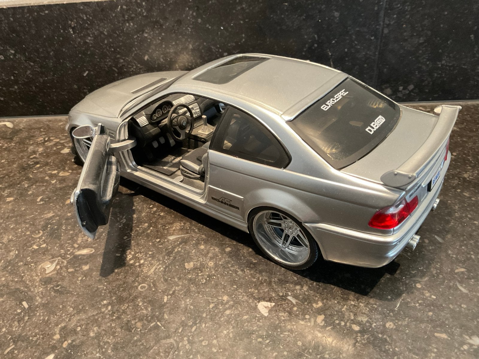 Schaalmodel 1/18 BMW M3 AC Schnitzer S3 Jada, Hobby en Vrije tijd, Ophalen of Verzenden, Gebruikt, Auto, Overige merken