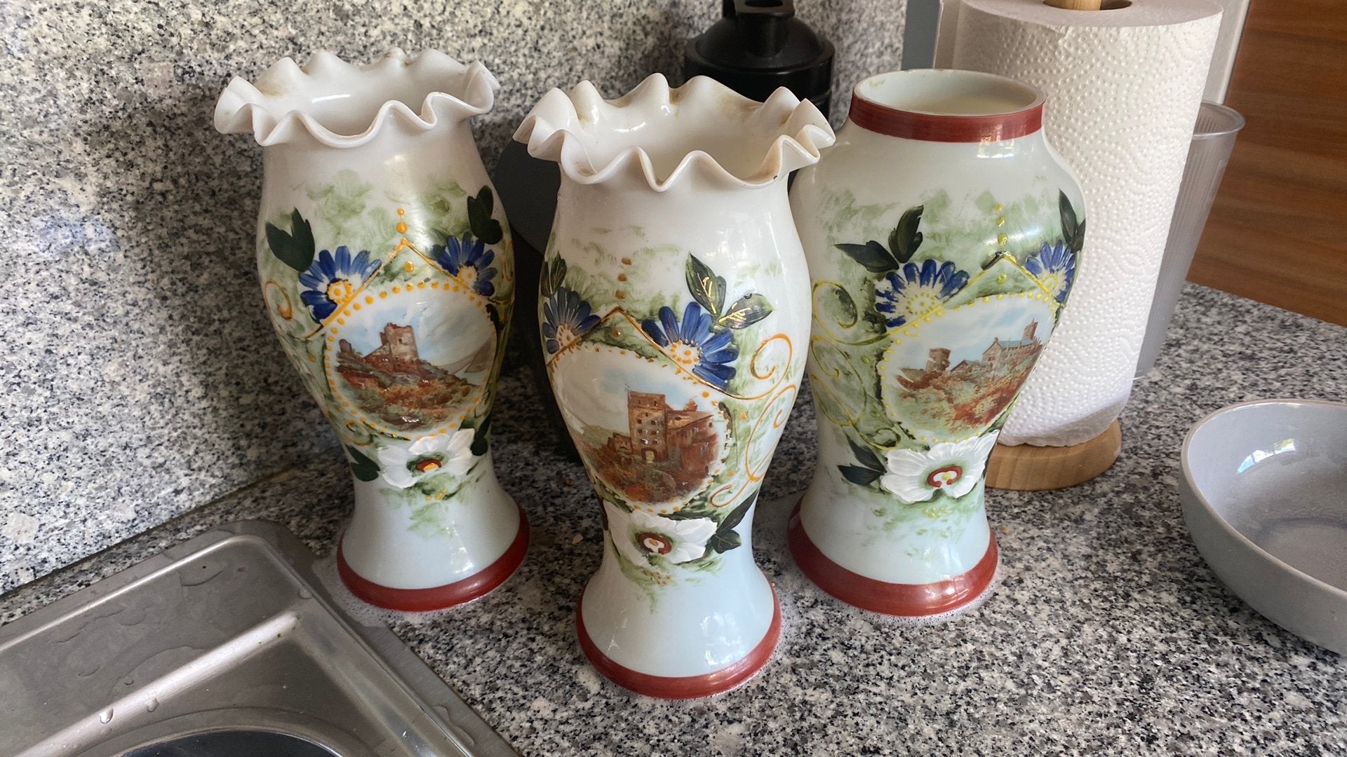 Opaline vazen, Antiek en Kunst, Ophalen