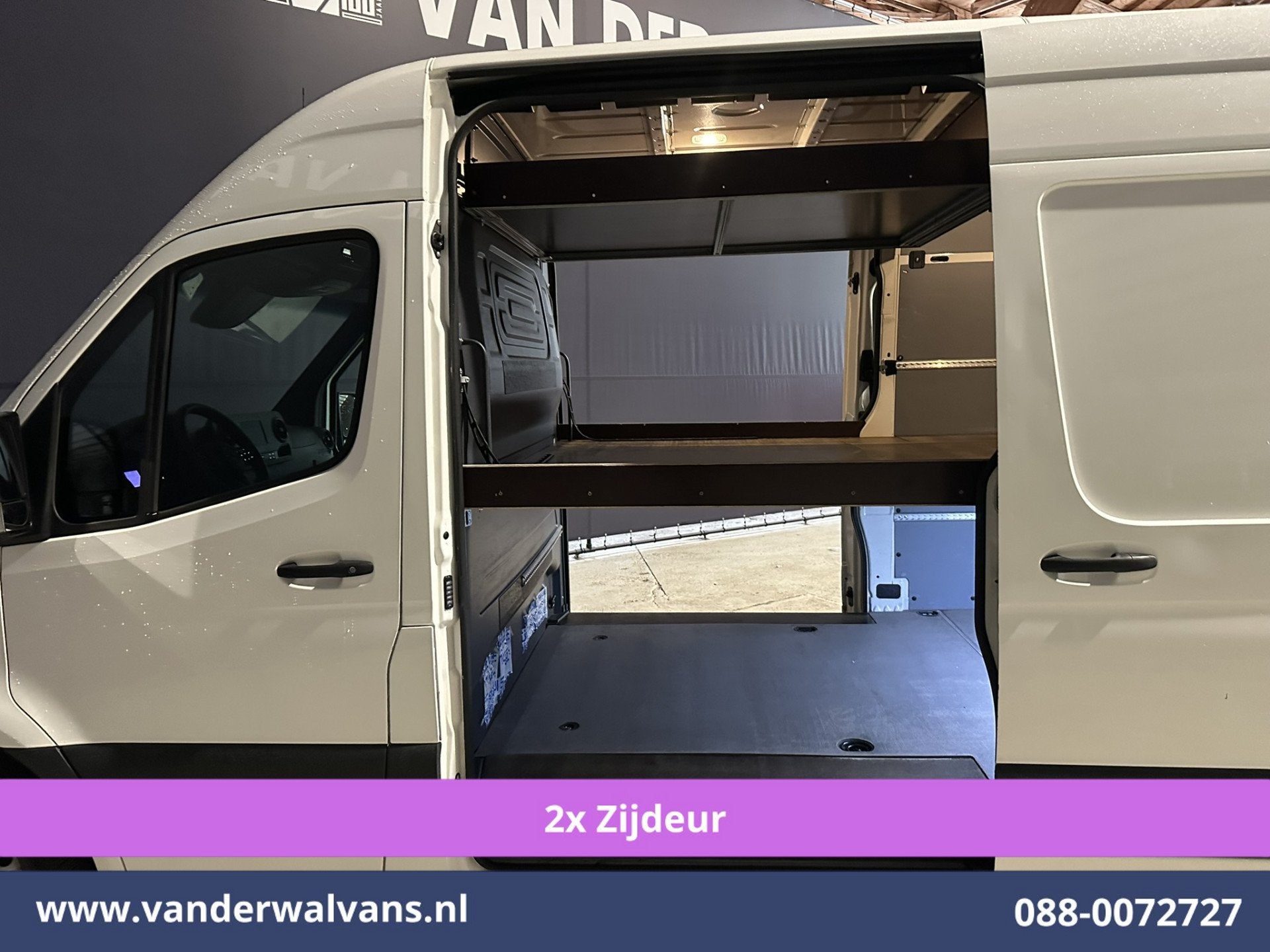 Mercedes-Benz Sprinter 315 CDI 150pk L3H2 Euro6 Airco | 2x z, Gebruikt, 4 cilinders, Wit, Mercedes-Benz