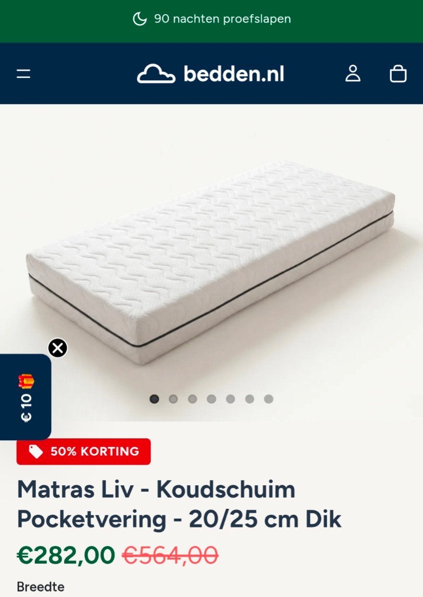 Matras + Topper NIEUW, Ophalen, Matras, Nieuw, Tweepersoons