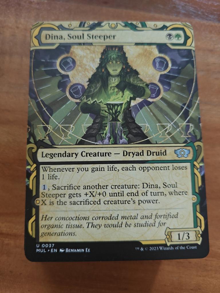 Dina soul steeper legendary duel deck, Hobby en Vrije tijd, Verzamelkaartspellen | Magic the Gathering, Zo goed als nieuw, Speeldeck