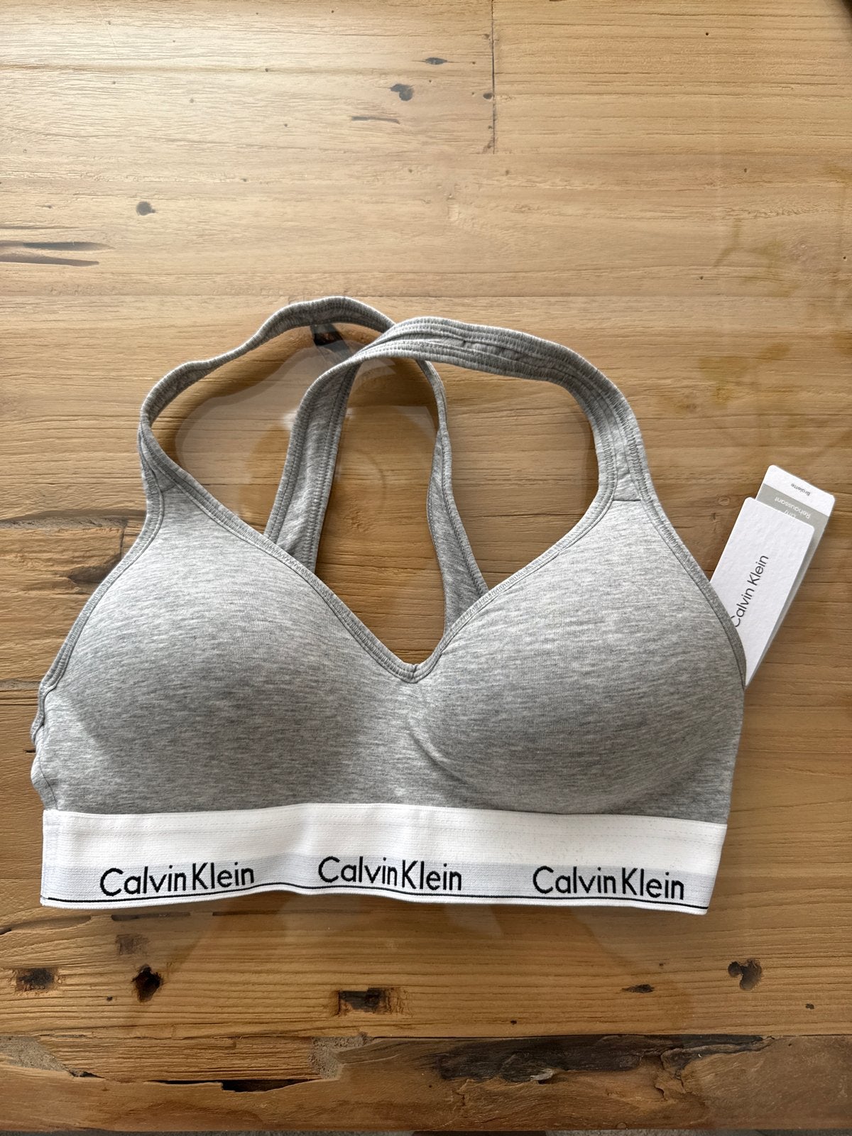 Calvin Klein Modern Cotton Bralette Grijs Maat M, Ophalen of Verzenden, Grijs, BH
