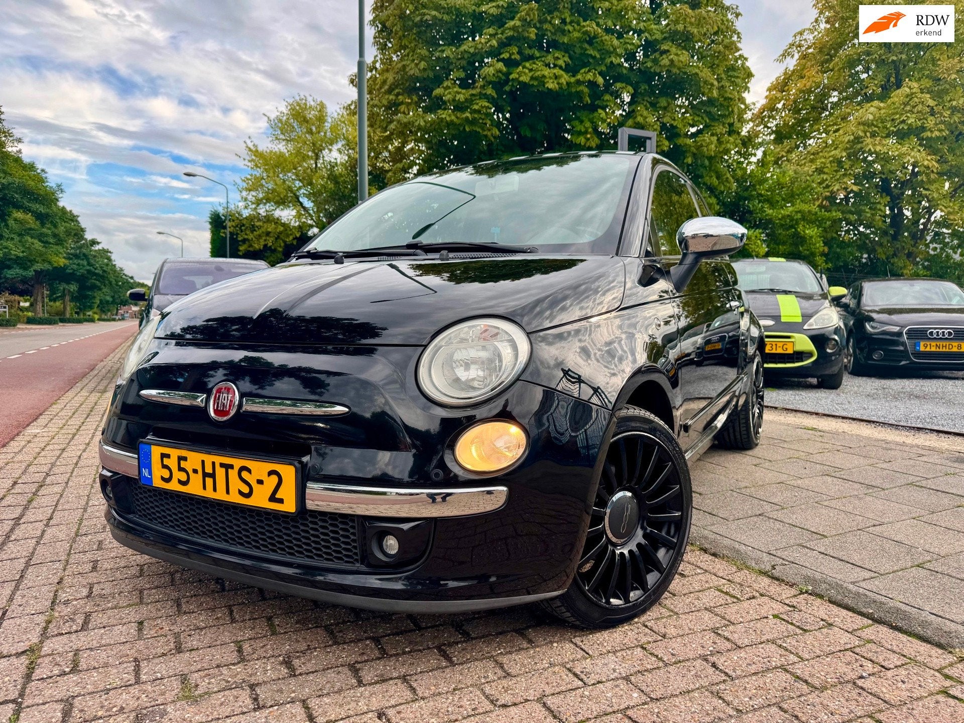 Fiat 500 1.4-16V Sport Clima Elek Pakket Lmv Pdc, Auto's, Voorwielaandrijving, 101 pk, Gebruikt, 4 cilinders