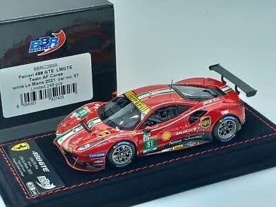 Ferrari 488 GTE Le Mans class winner 2021 BBR 1:43, Overige merken, Bbr, Auto, .