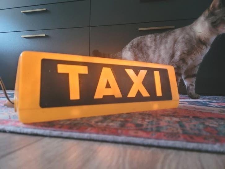 Originele Taxi lamp ~, Ophalen of Verzenden, Huis en Inrichting
