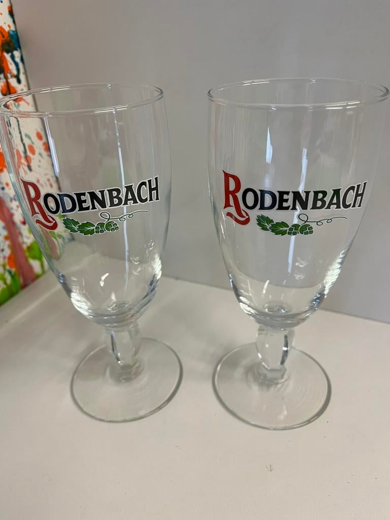 Rodenbach bierglazen set van 6 glazen, Verzamelen, Ophalen of Verzenden, Nieuw, Glas of Glazen, Overige merken