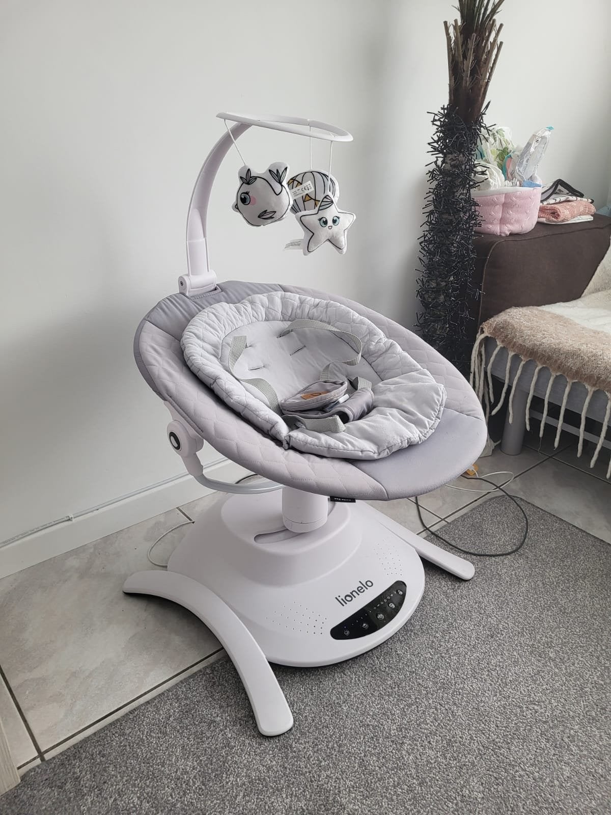 Lionelo Bella set 2-in-1 Schommelstoel en Wiegje, Ophalen of Verzenden, Zo goed als nieuw, Wieg