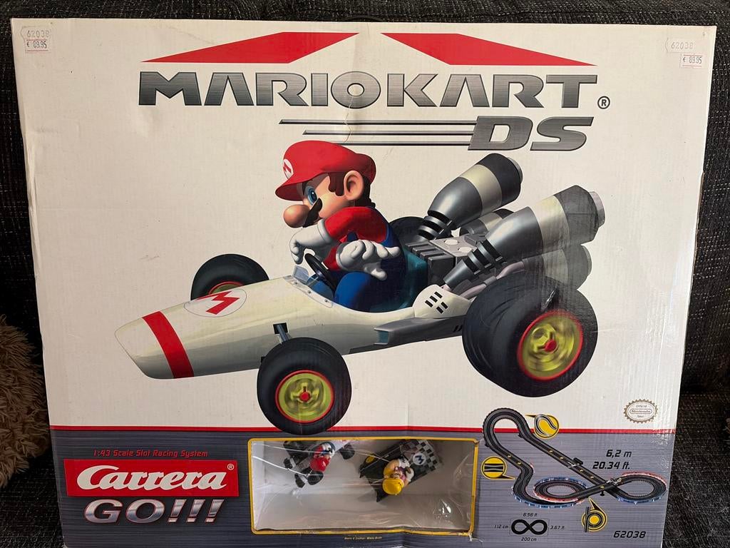 Carrera GO!!! Mario Kart DS Racebaan Set - Nieuw in Doos, Auto, 1:32 tot 1:50, Nieuw, Ophalen