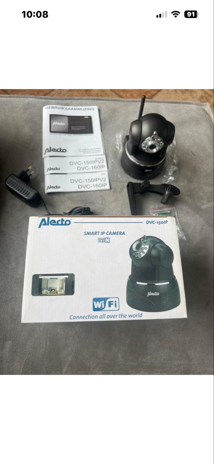 Alecto DVC-150IPV2 Smart IP Camera - Wifi, Ophalen of Verzenden, Nieuw, Binnencamera