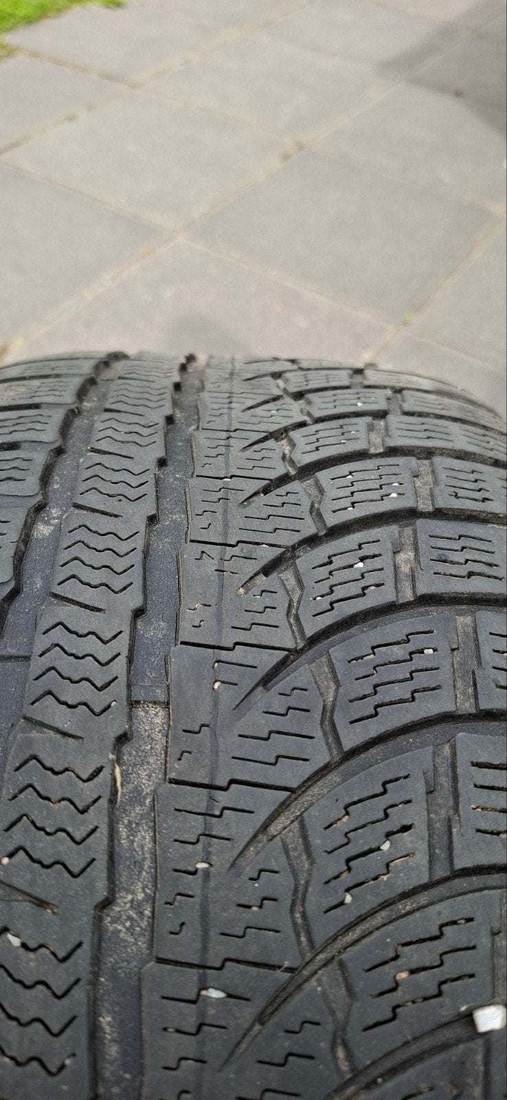 Nokian winterbanden 235/55/R17 op stalen velgen, Ophalen, Gebruikt