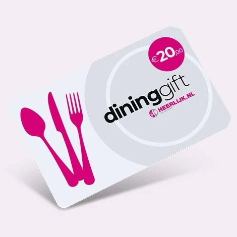 Dining Gift voucher t.w.v. €20,-, Twee personen, Kortingsbon, Overige typen