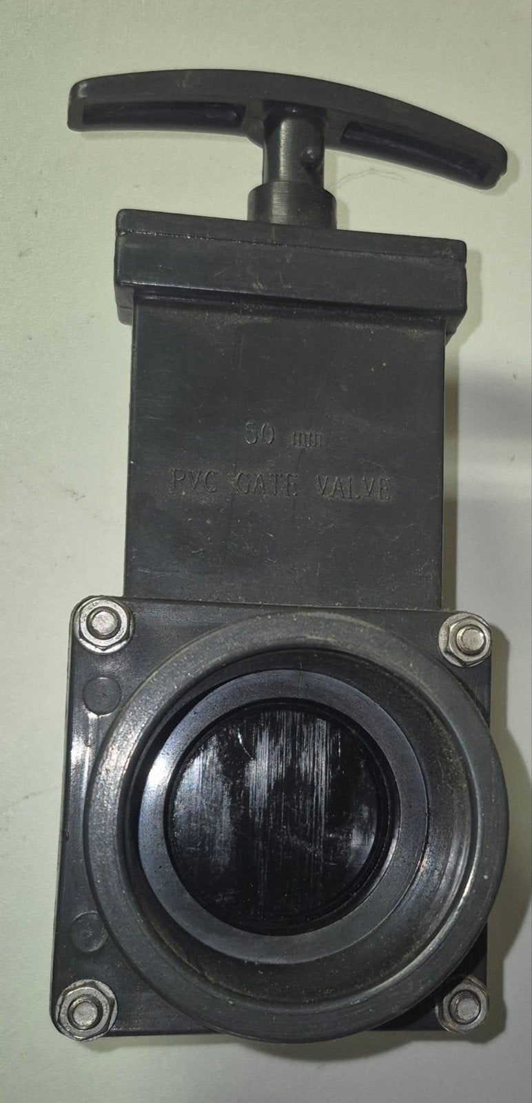 PVC Schuifafsluiter (schuifkraan) 50 mm met T-handvat, Ophalen of Verzenden