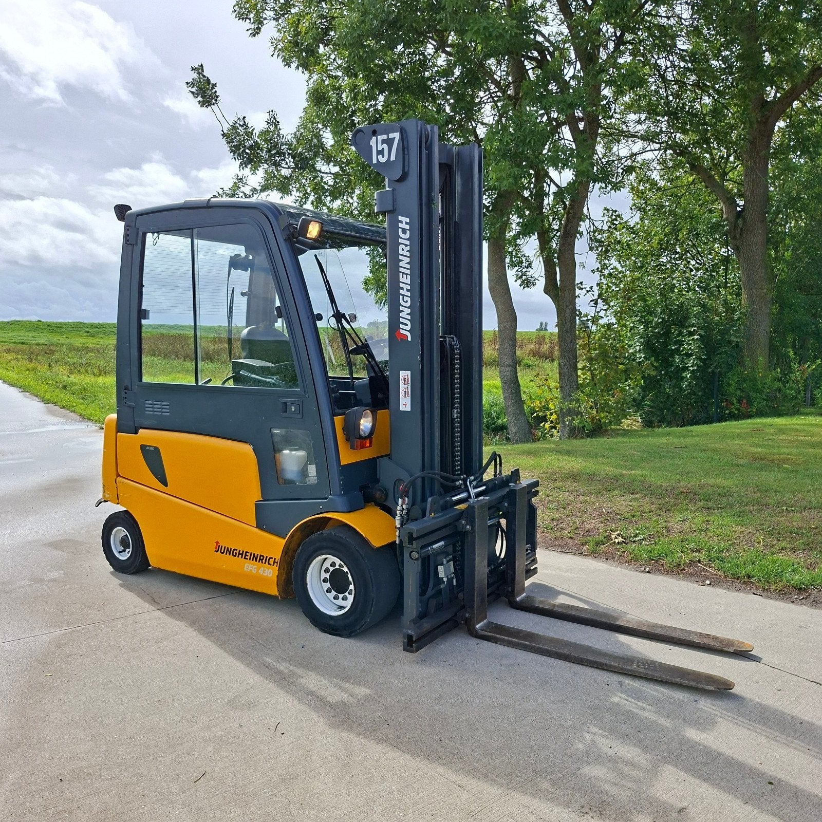 Te koop elektrische heftruck Jungheinrich 3 ton triplomast, 3000 tot 4000 kg, Heftruck, Ophalen of Verzenden, Linde Toyota Hyster Komatsu Nissan jungheinrich Still tcm