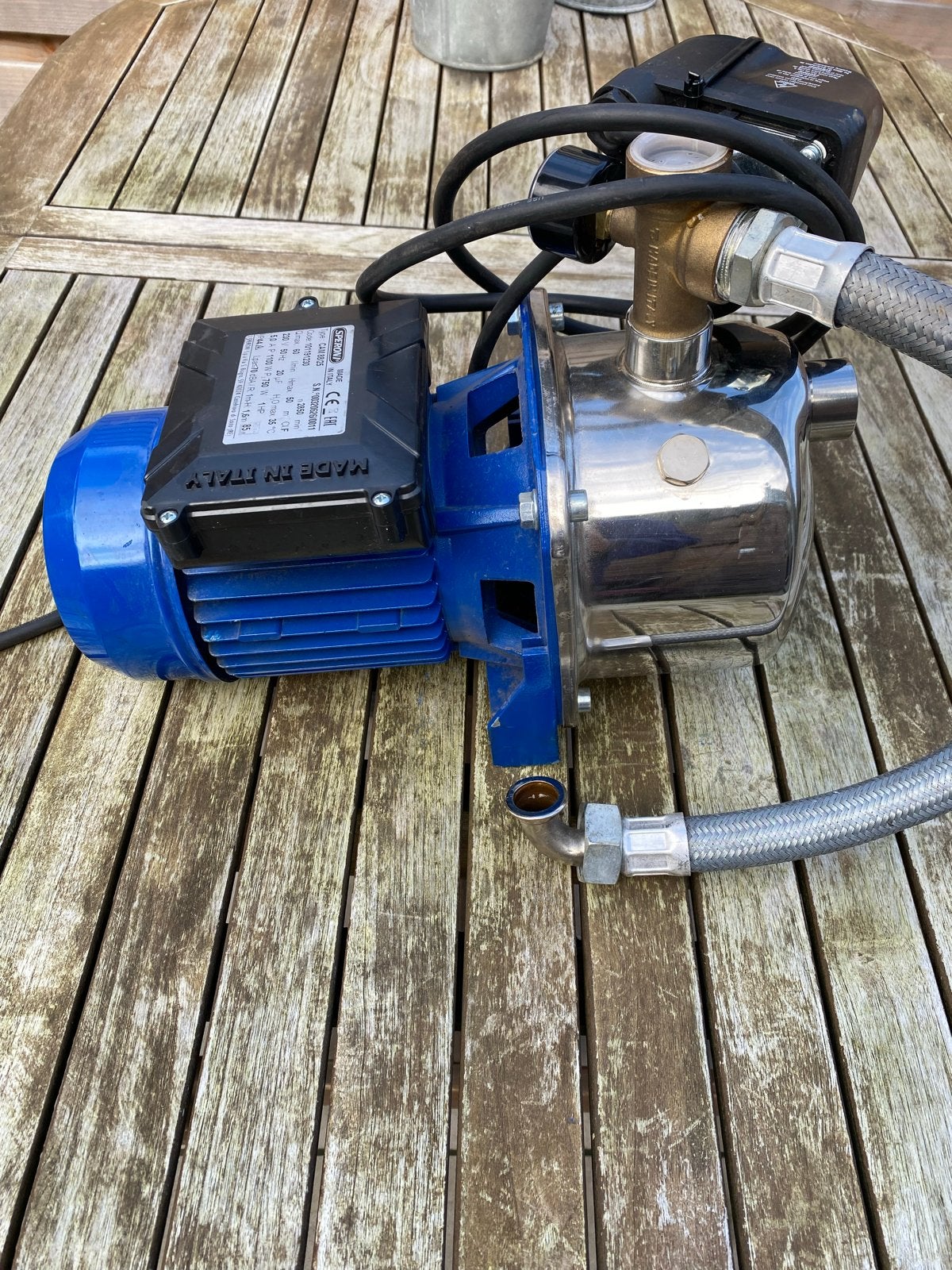 Speroni CAM 88/25 Hydrofoorpomp  RVS uitvoering, Ophalen of Verzenden, Zo goed als nieuw, Elektrisch, Hydrofoorpomp