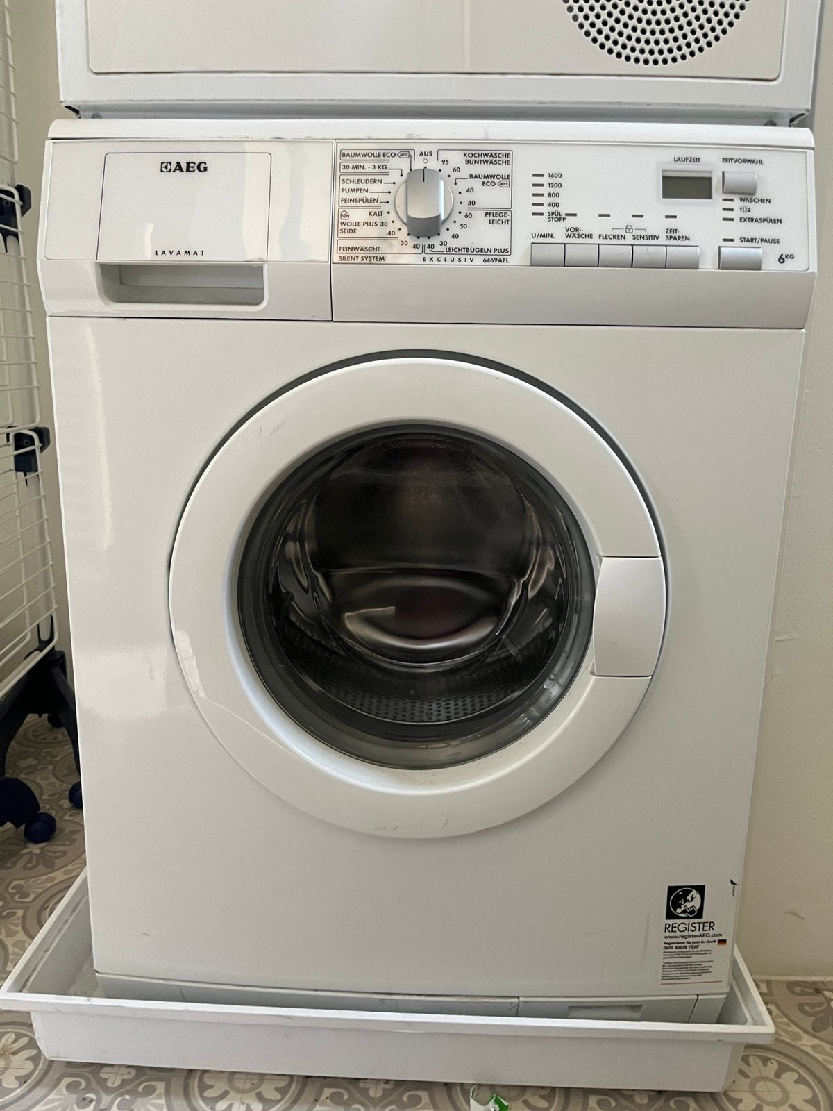 AEG Lavamat L6469AFL wasmachine – 6 kg – 1400 toeren – A+++, Ophalen, Zo goed als nieuw, 85 tot 90 cm, 1200 tot 1600 toeren