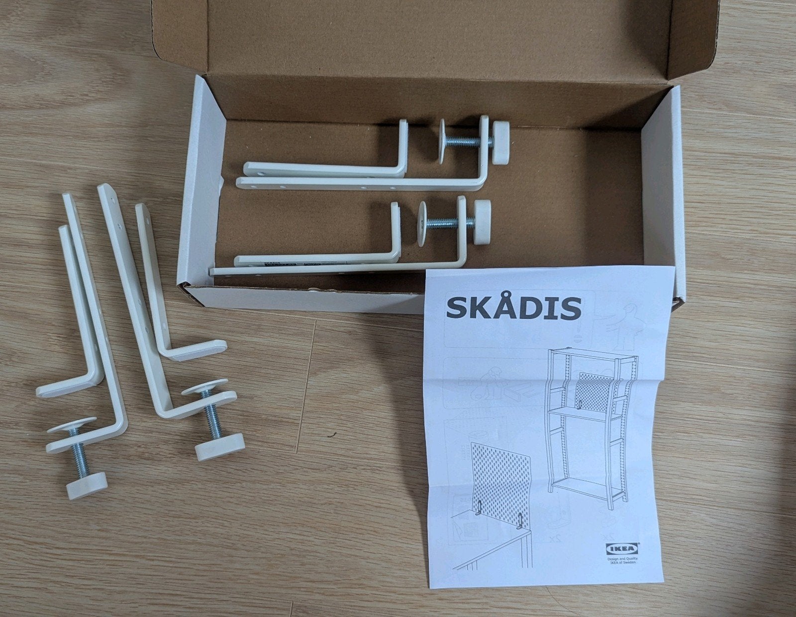 Skadis Ikea bureau bevestiging, Ophalen of Verzenden