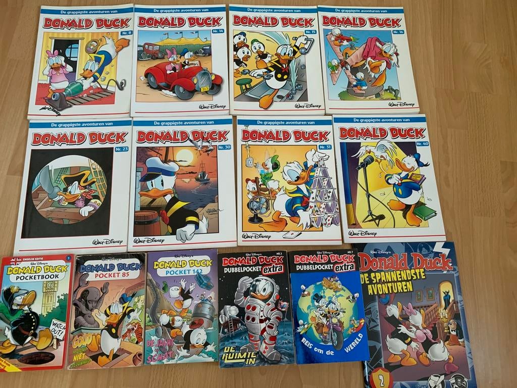 Donald Duck stripboeken , (dubbel) pockets, Meerdere comics, Ophalen of Verzenden, Zo goed als nieuw, Europa