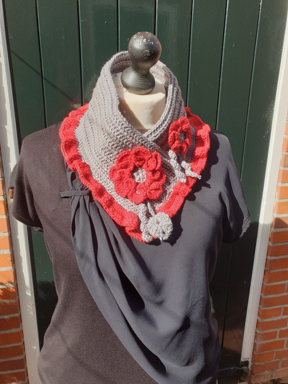 gehaakte nekwarmer, col, sjaal, Ophalen of Verzenden, Nieuw, Maat 46/48 (XL) of groter, Sjaal