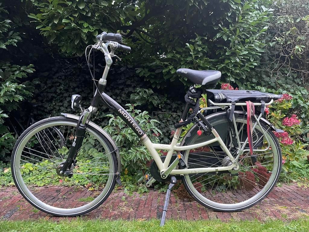 Damesfiets Montego CR-8R zwart/creme, Fietsen en Brommers, Overige merken, 53 tot 56 cm, Velgrem, Versnellingen